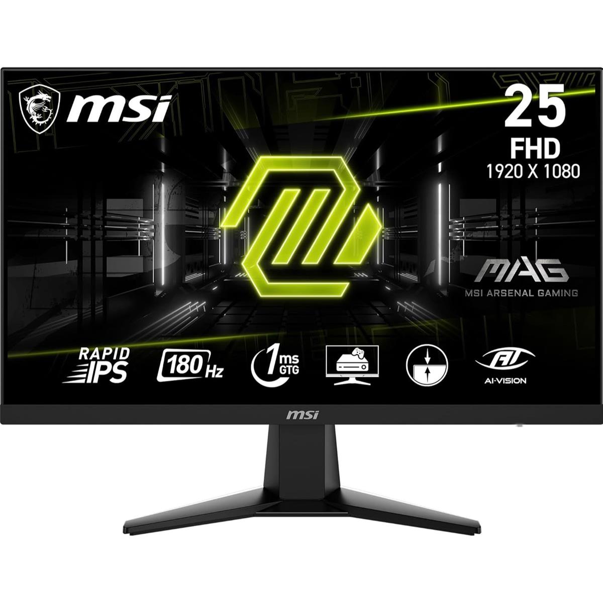 MSI LED Monitor MAG 256F 25-inch 1920 x 1080 (FHD) 180Hz, IPS,1ms MSI LED Monitor MAG 256F 25-inch 1920 x 1080 (FHD) 180Hz, IPS,1ms